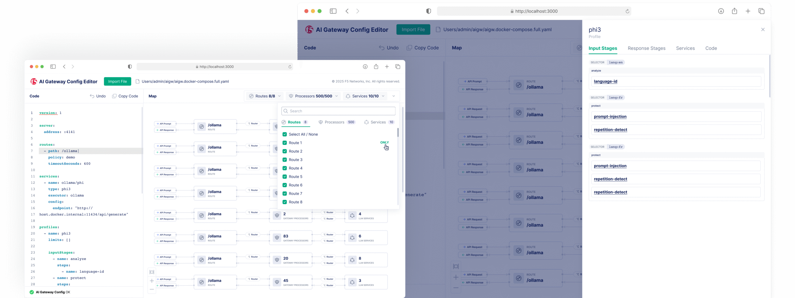 F5 AI Gateway Interface